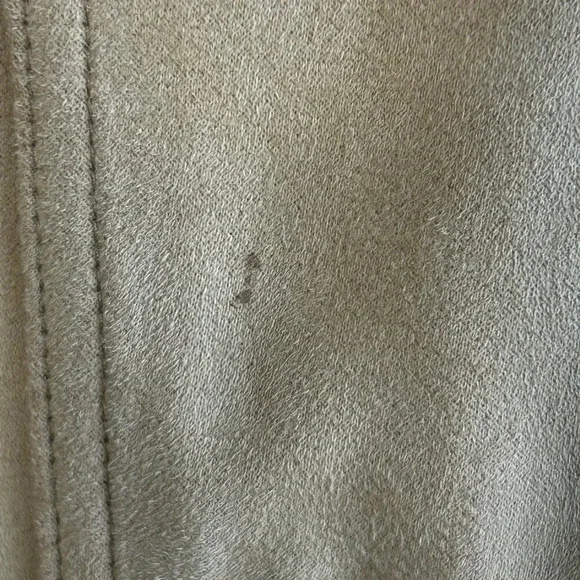 Jos A Bank Tan UltraSuede Faux Suede Chore Barn Jacket Size Medium - Picture 6 of 8